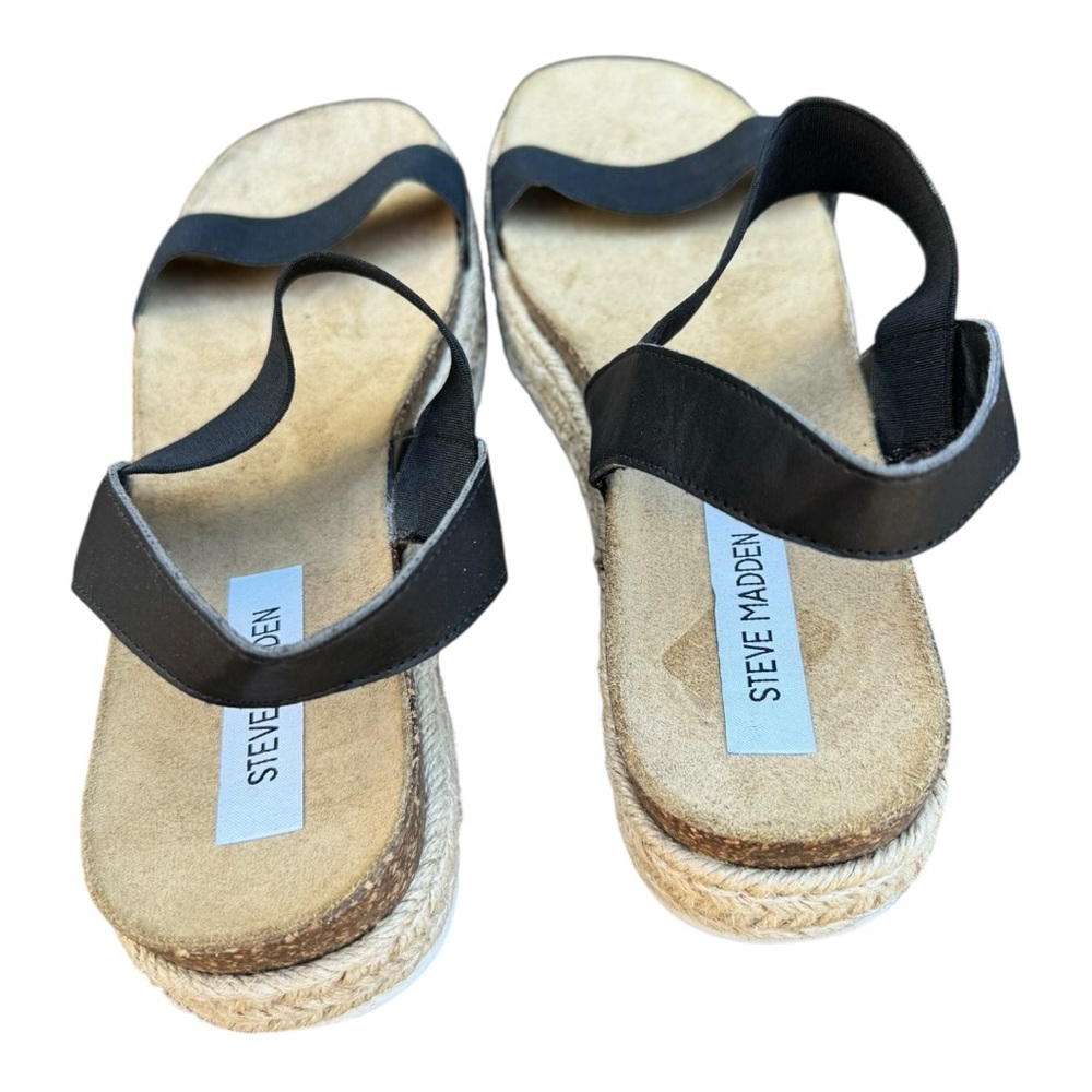 Steve Madden Women’s Jaklin Espadrille Shoes Minimalist Design Size 13 - Picture 4 of 6